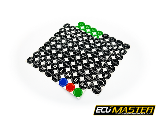 Replacement Key Inserts and Sticker Sheet for CAN Keyboard