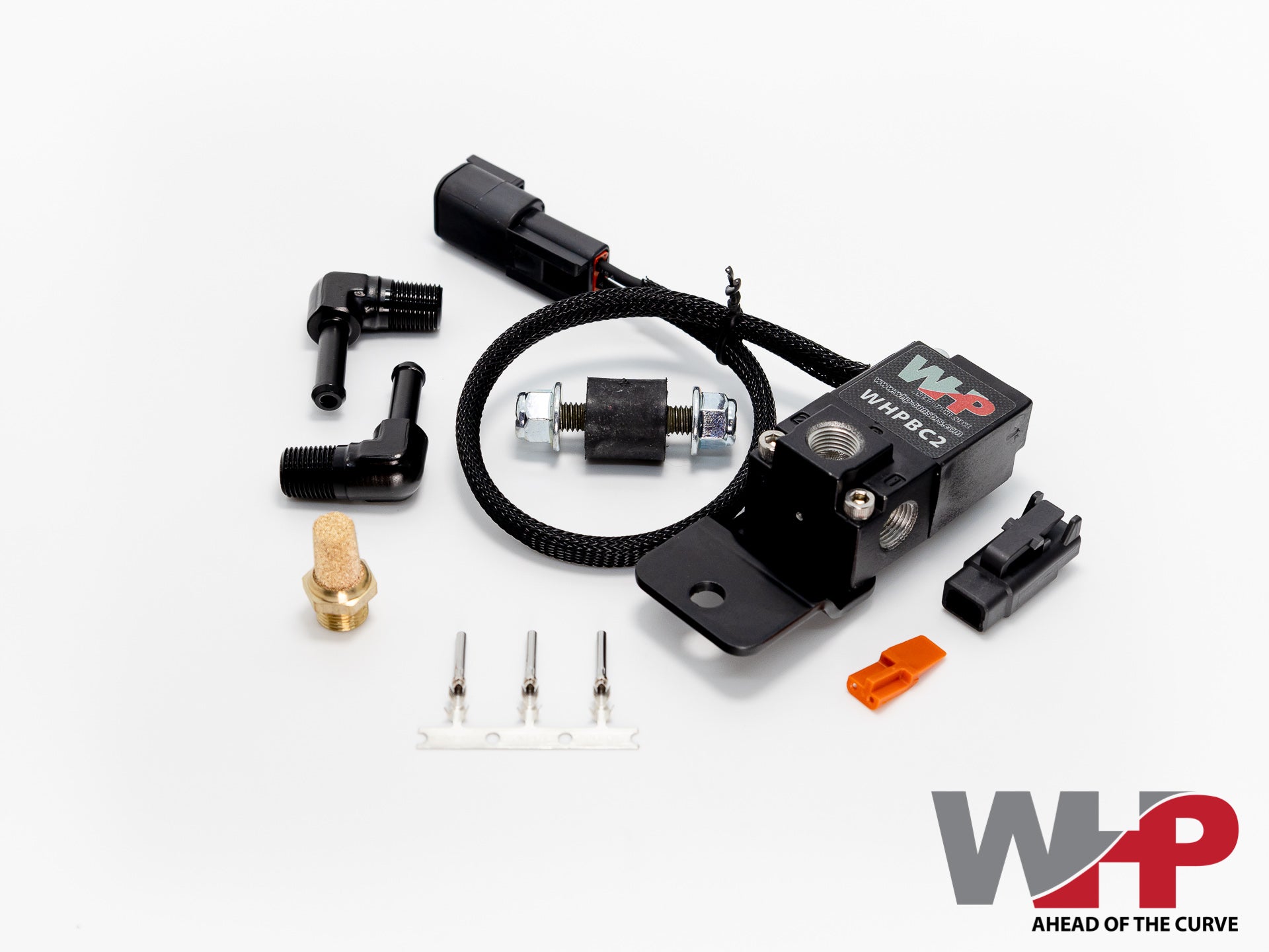 セール 登場から人気沸騰 WHP Boost Control Solenoid Kit- Black Fittings and Bracket その他