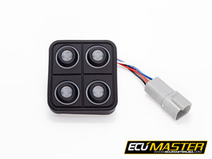 4-Position CAN Keyboard - ECUMaster USA