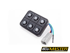 6-Position CAN Keyboard - ECUMaster USA