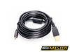 EMU Black USB A to Micro-USB Male-Male Cable