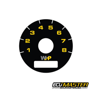 8 Position Rotary Switch Sticker Pack - ECUMaster USA
