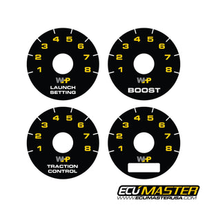 8 Position Rotary Switch Sticker Pack - ECUMaster USA